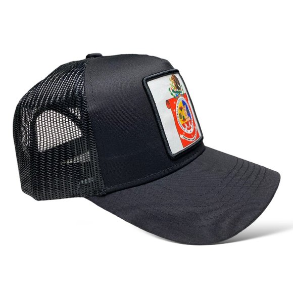 Gorra Bandera de Oaxaca México Bordada, Snapback, Negra, Visera Curva - Picture 6 of 10